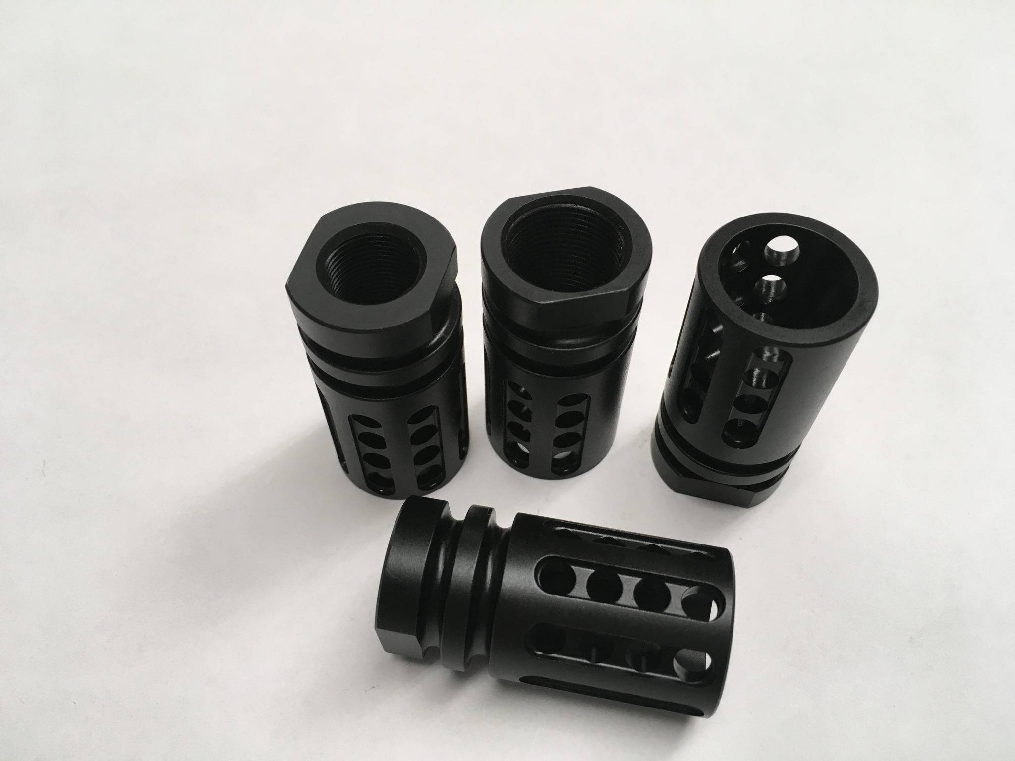AR*chitect Foundation Series MultiPort A2 Style Black Nitrided Flash Hiders BYOAR Build