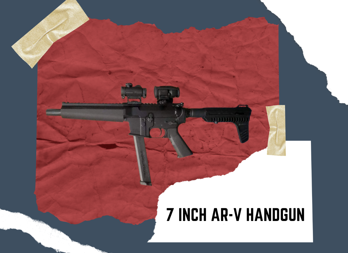 7 inch AR-V handgun
